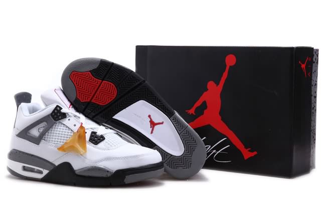 Fashion Air Jordan 4 (IV) Retro Cement White